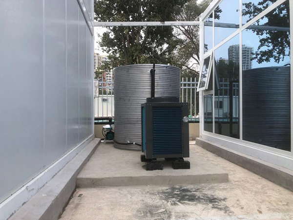 【空氣能熱水工程】河北石家莊工地?zé)崴?xiàng)目