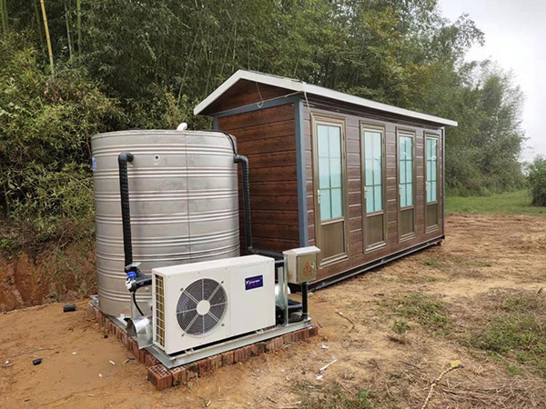 【空氣能熱水工程】浙江湖州安吉野外露營地熱水系統