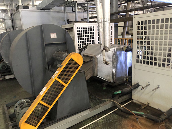 雙源熱泵用于空壓機余熱回收后烘干