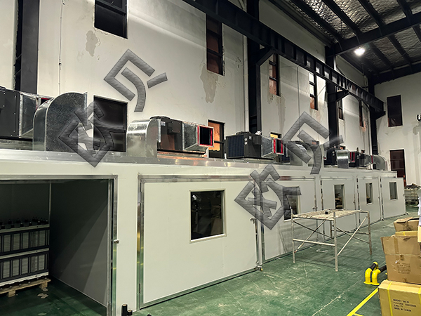 【視頻】巢湖電池電堆房空氣能熱泵恒溫工程